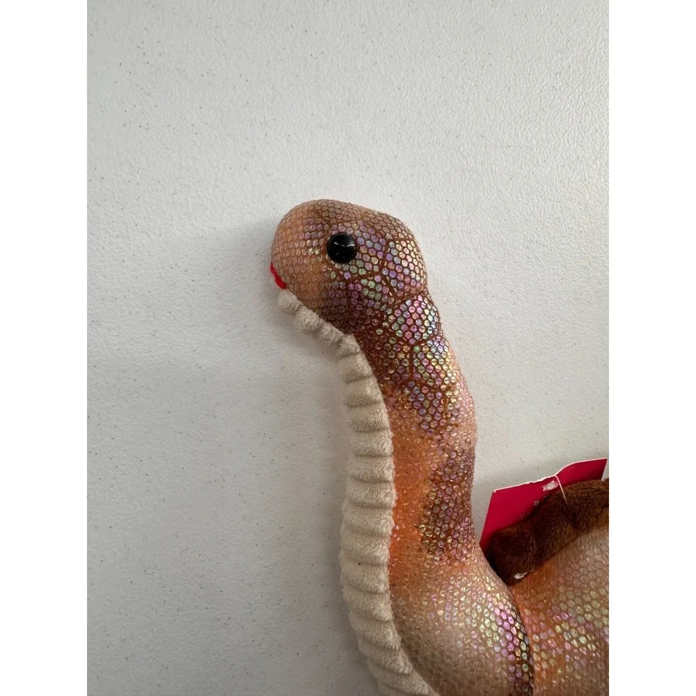 Sparkly Dinosaur Plush Toy Polyester Brown & Pink 15‎ Inches Long For All Ages b
